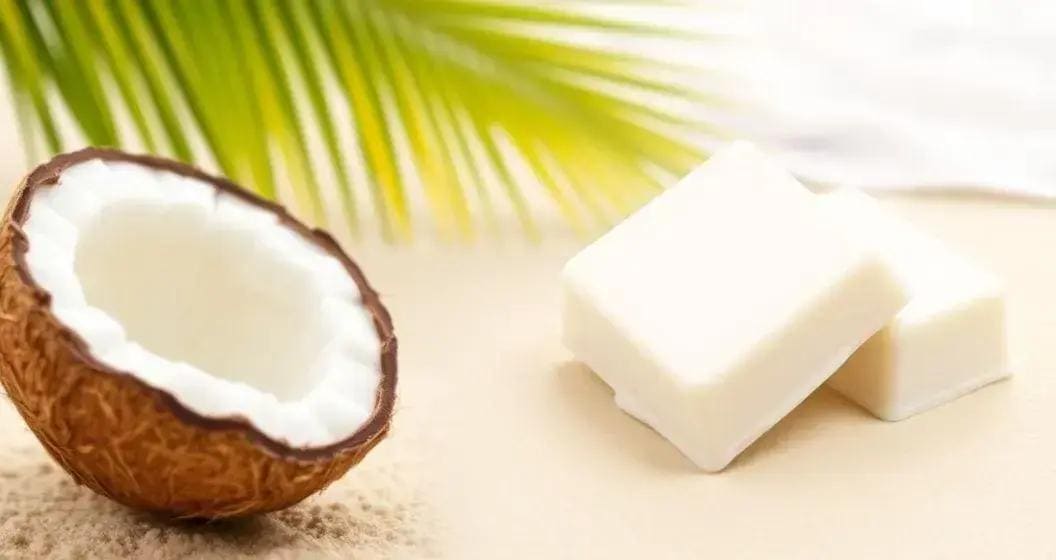 Hintergrund zu Kokoslikör und weißer Schokolade