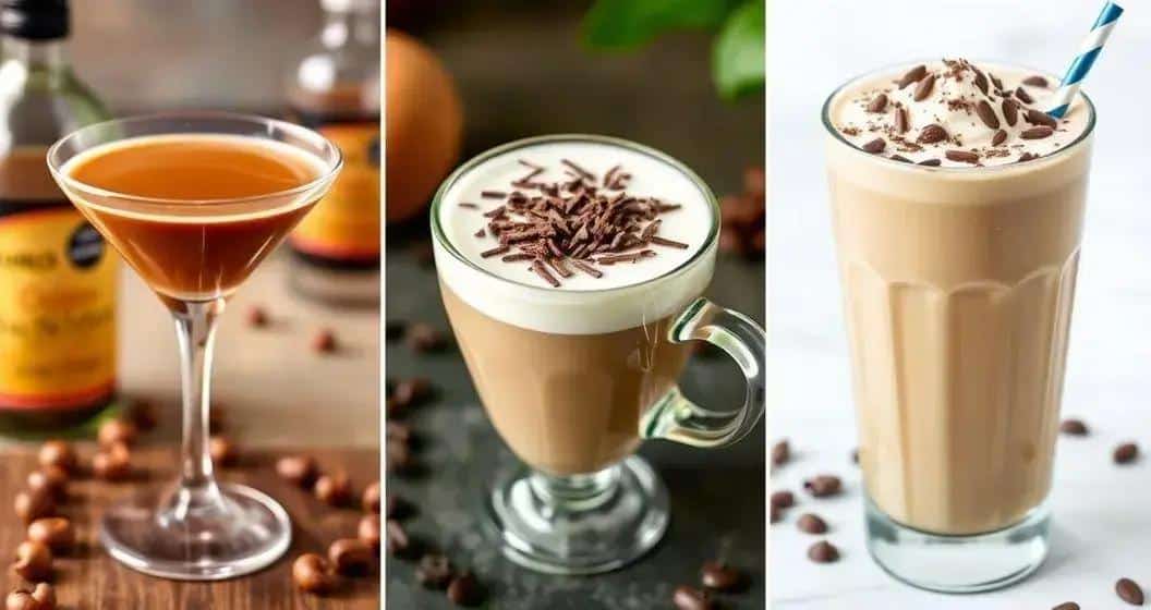 Kreation von Kaffee-Spezialitäten mit Haselnusslikör