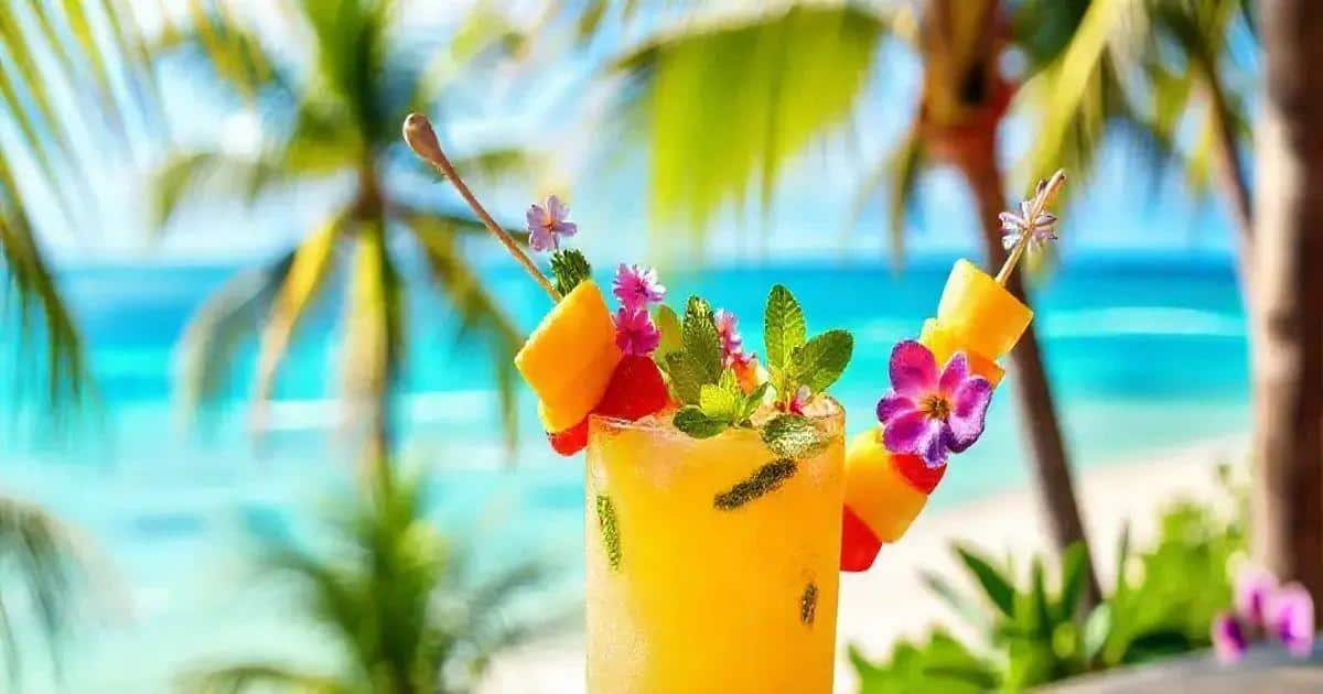 Kreative Garnierungen für den Coco Cooler