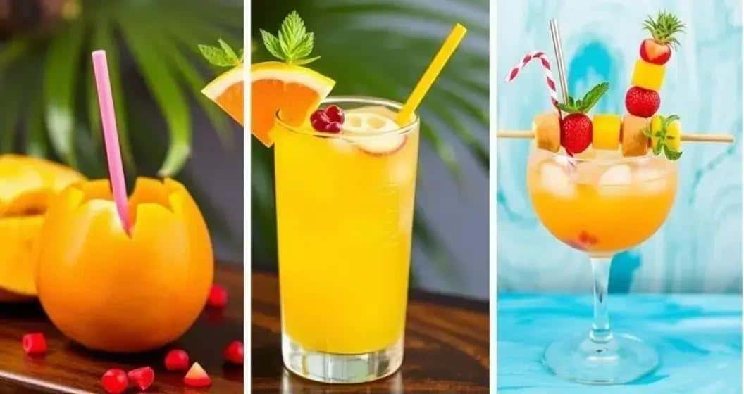 Kreative Servierideen für Mango-Caipirinha
