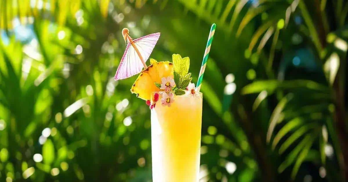 Kreative Serviervorschläge für den Kokosnuss-Ananas-Daiquiri