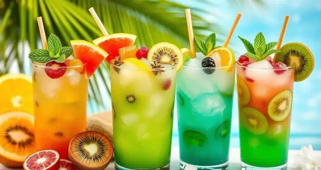 Kreative Variationen der Kiwi-Caipiroska