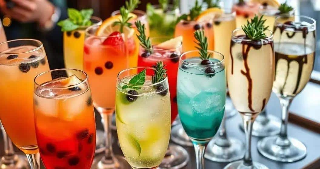 Kreative Variationen für Champagner Cocktails