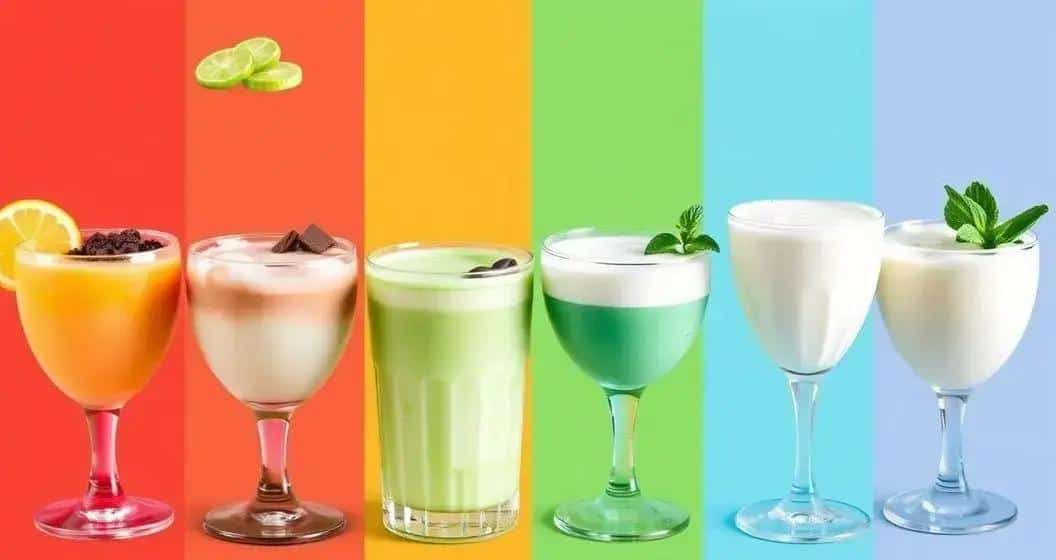 Kreative Variationen für Milch-Daiquiri