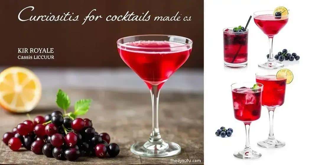 Kuriositäten über Cocktails mit Cassislikör Kuriositäten über Cocktails mit Cassislikör