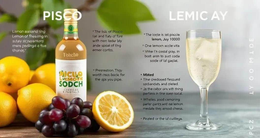 Kuriositäten über Pisco und Zitronensoda