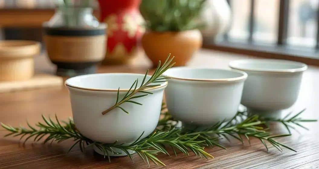 Kuriositäten über Sake und Rosmarin