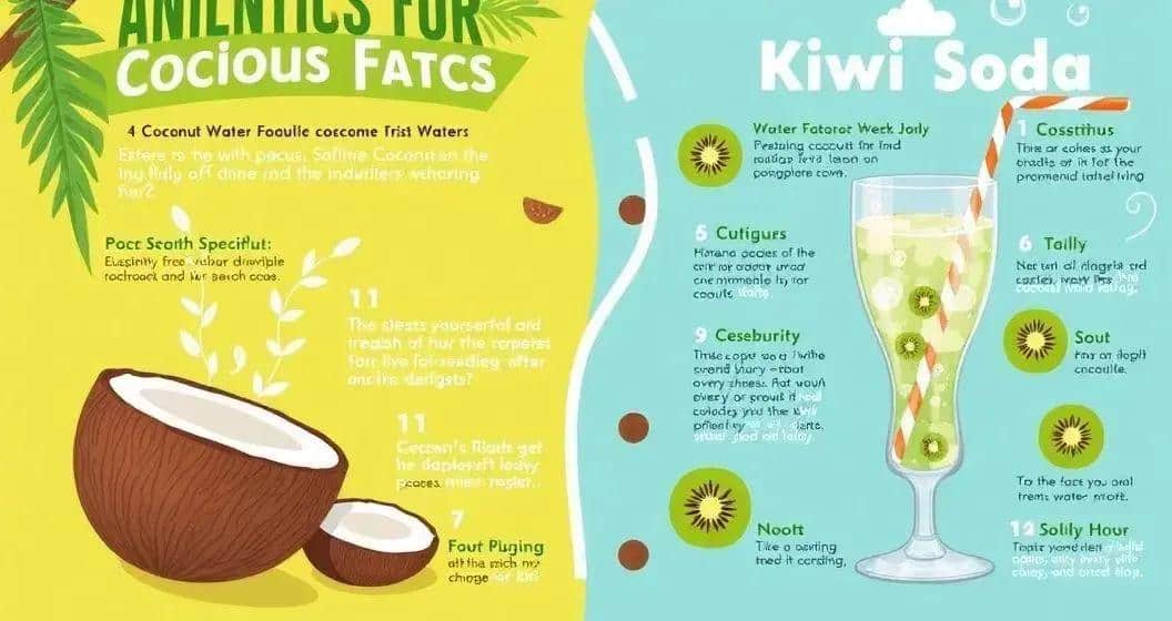 Kuriouses über Kokoswasser und Kiwi-Soda