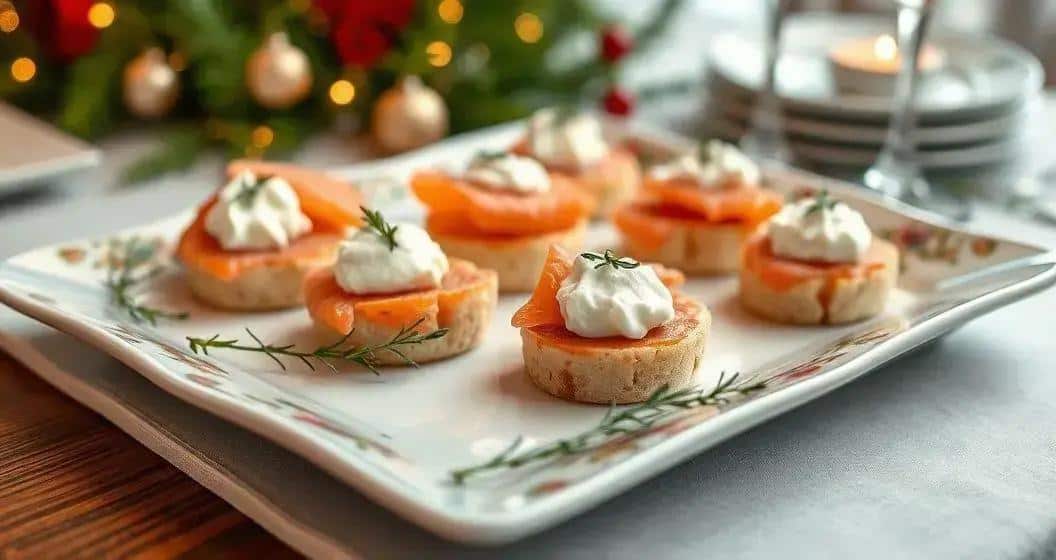 Lachs-Canapé mit Ricotta-Creme: Eine köstliche und elegante Vorspeise!