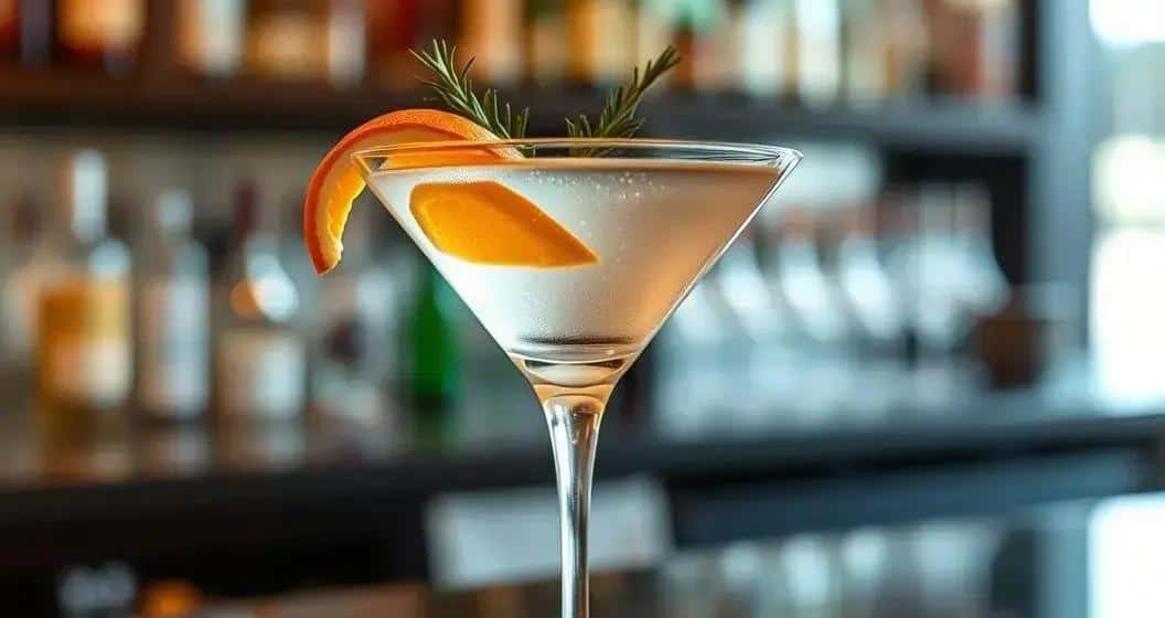 Martini mit Orangenzeste und Thymian: Ein erfrischender Klassiker neu gedacht!