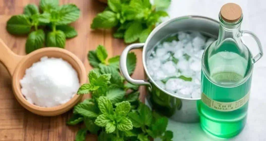 Optionaler Minze-Sirup für extra Frische
