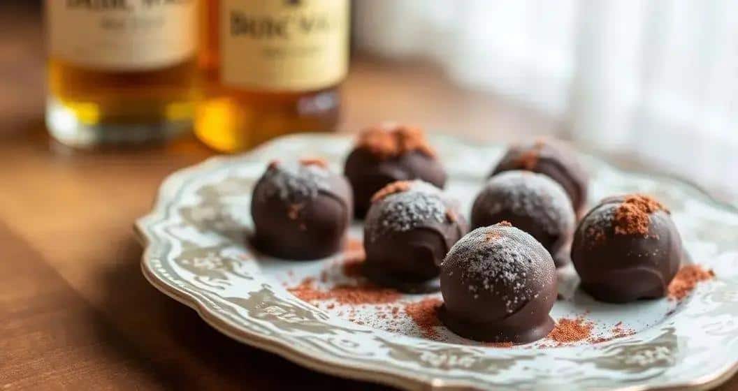 Originelles Rezept für Whisky-Schokoladen-Pralinen Originelles Rezept für Whisky-Schokoladen-Pralinen