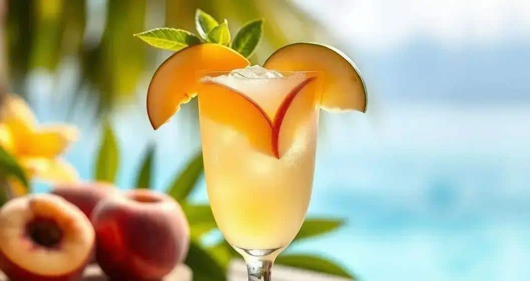 Pfirsich-Caipirinha: Neuer erfrischender Drink mit unglaublich viel Geschmack!