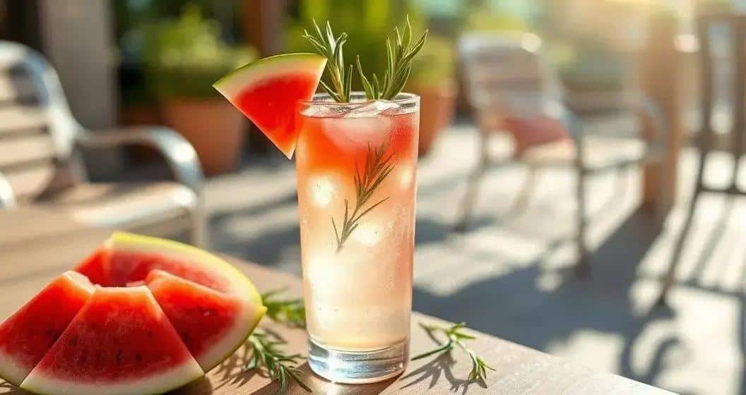 Pisco mit Wassermelonensaft und Rosmarin: Erfrischender Cocktail-Genuss!