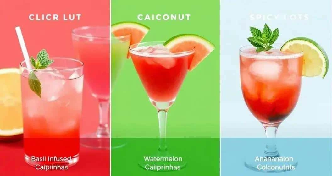 Rezept-Variationen der Wassermelonen-Caipirissima