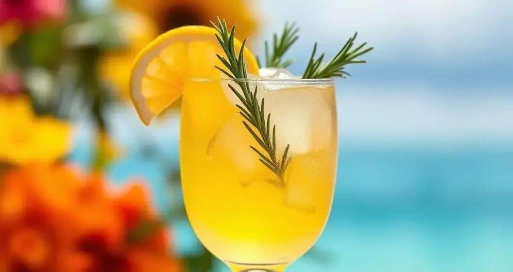 Sake mit Zitronensaft und Rosmarin: Ein erfrischendes Cocktail-Rezept!
