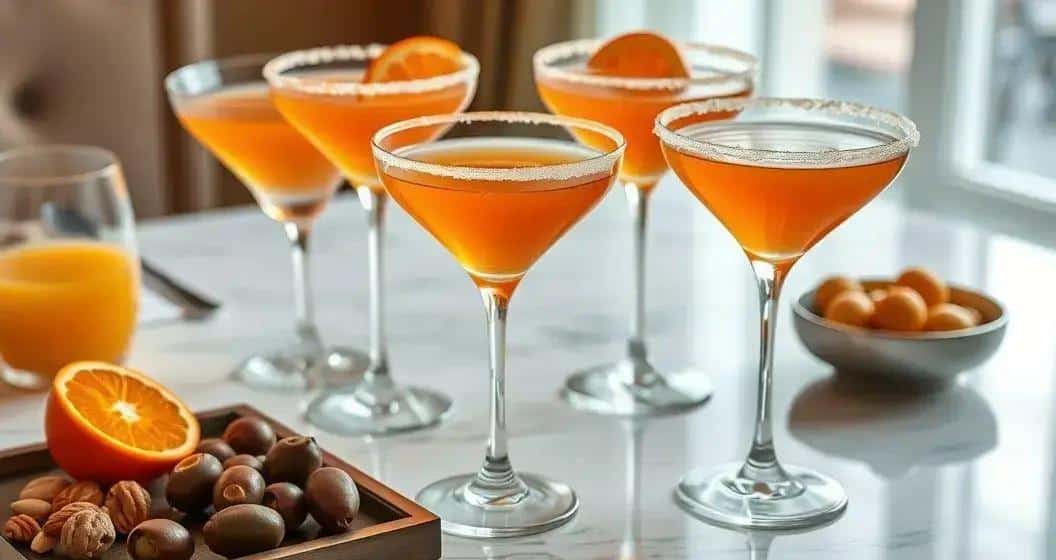 Serviervorschläge für Orangen Martini Serviervorschläge für Orangen Martini