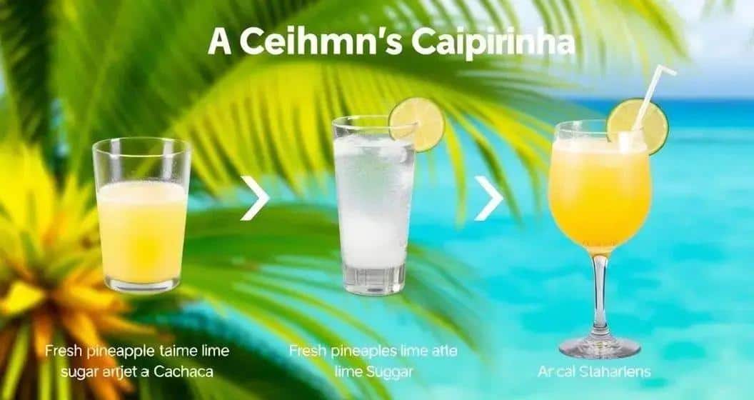 So bereiten Sie die Ananas Caipirinha zu