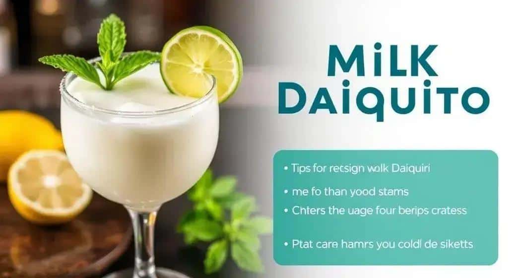Spitzentipps für den perfekten Genuss des Milch-Daiquiri