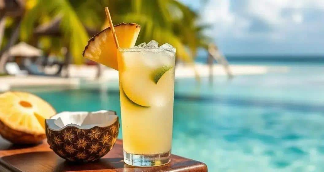 Tequila-Punsch mit Ananas und Kokos: Tropisch und erfrischend!