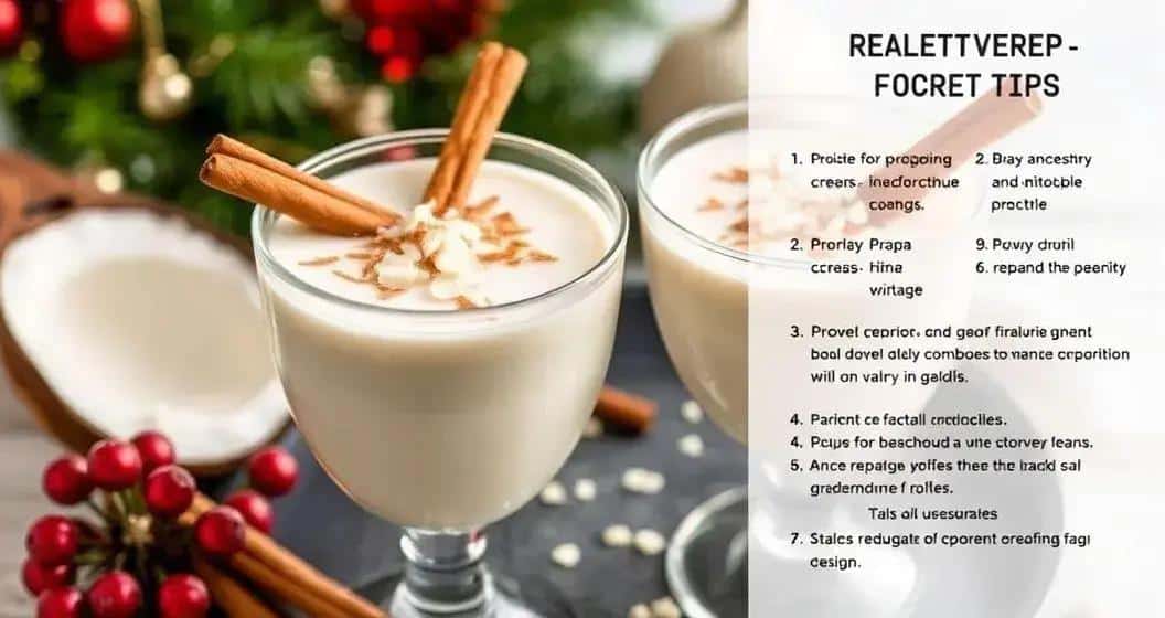 Tipps für die perfekte Coquito-Zubereitung