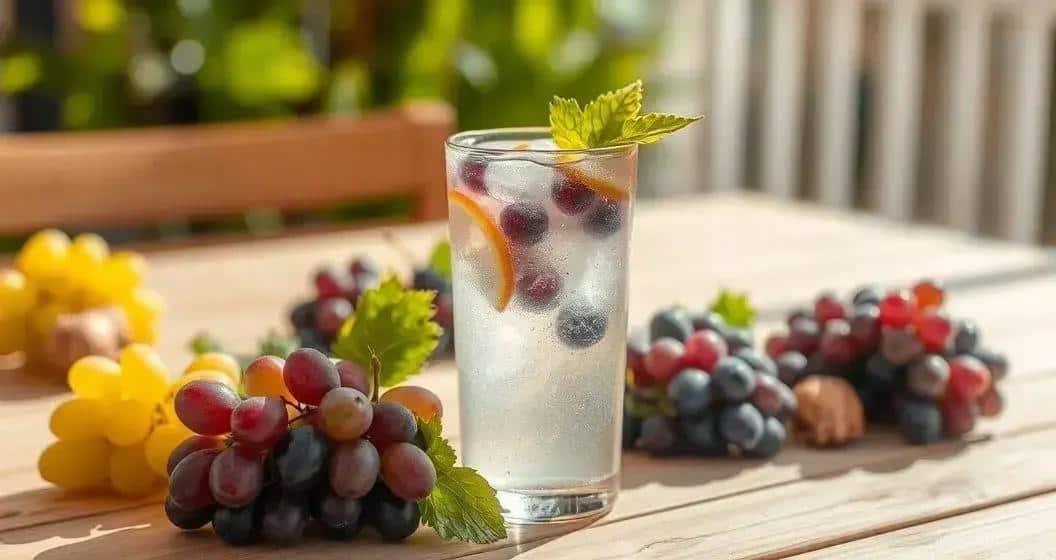 Traubensoda mit Ingwerzeste: Ein erfrischender Twist klassischer Aromen!
