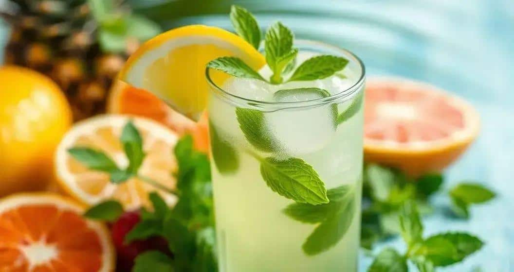 Tropische Limonade mit Minze: Ein Sommerhighlight zum Ausprobieren!