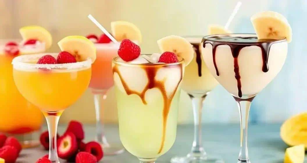 Typische Varianten des Bananen Daiquiri