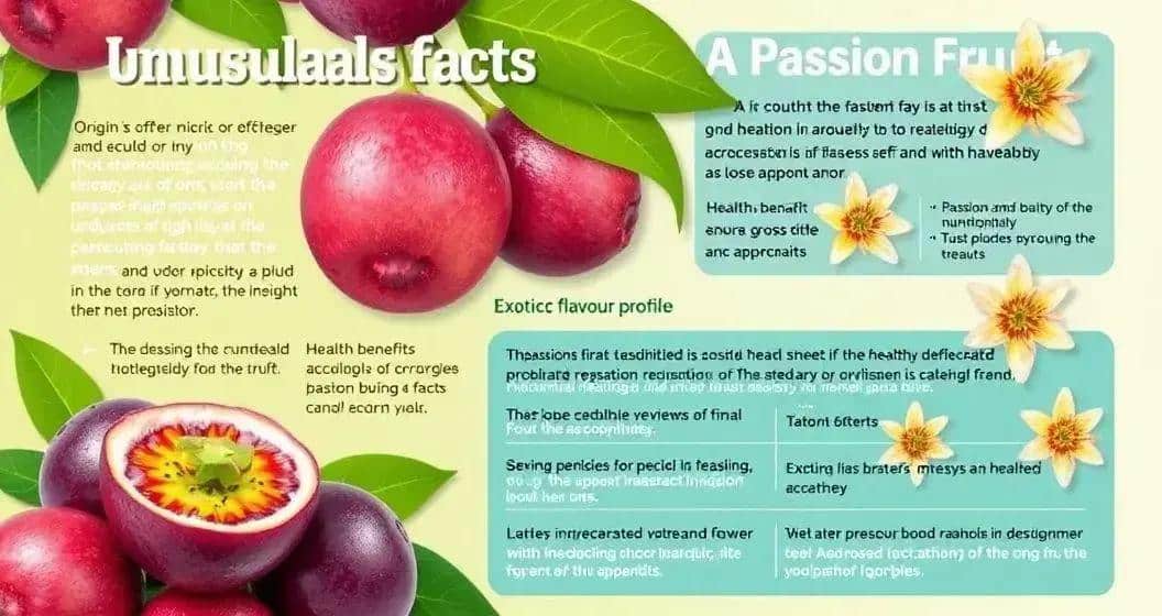 Ungewöhnliche Fakten über Passionsfrüchte