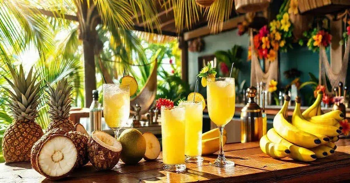 Ursprung des Kokosnuss-Ananas-Daiquiri