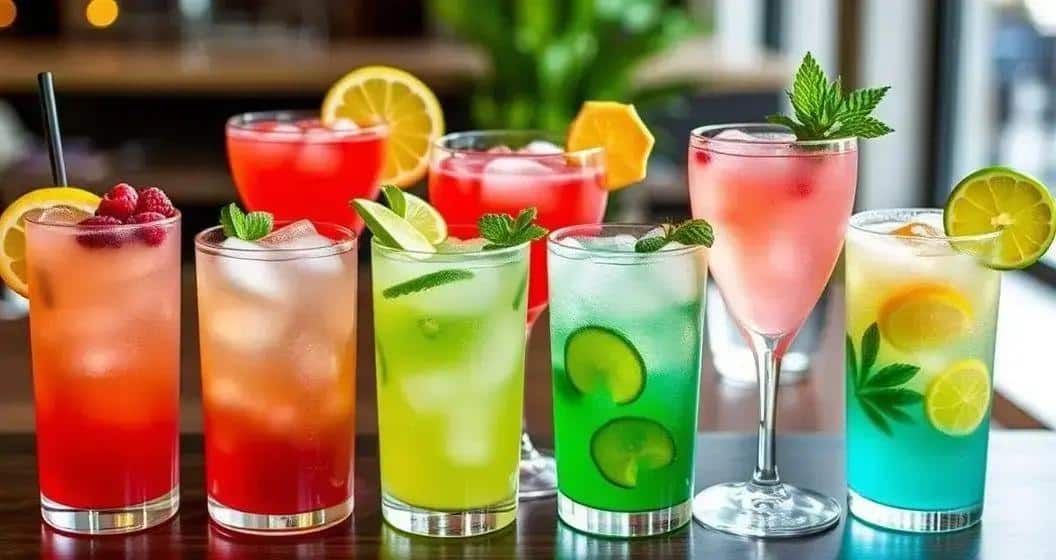 Variationen der Trauben-Caipiroska