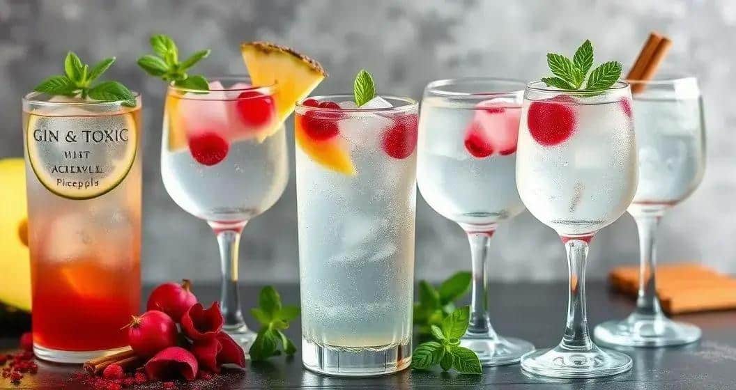 Variationen des Gin Tonic mit Acerola