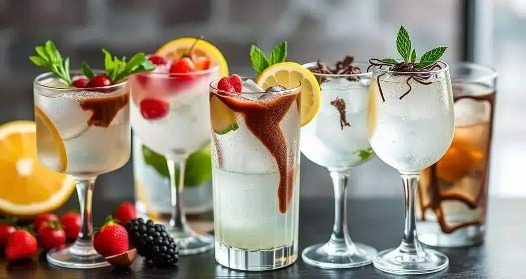 Variationen des Klassikers: Gin Tonic mit Kakaolikör