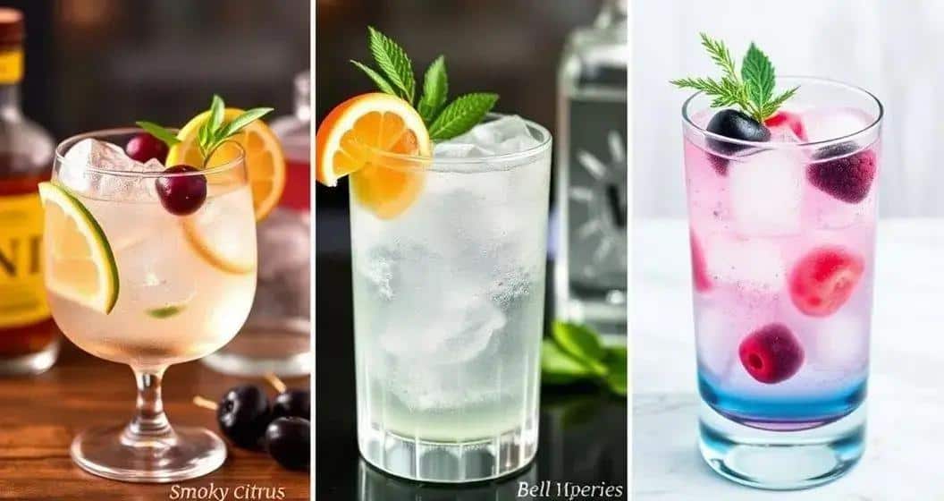 Variationen des klassischen Gin Tonic mit Whisky