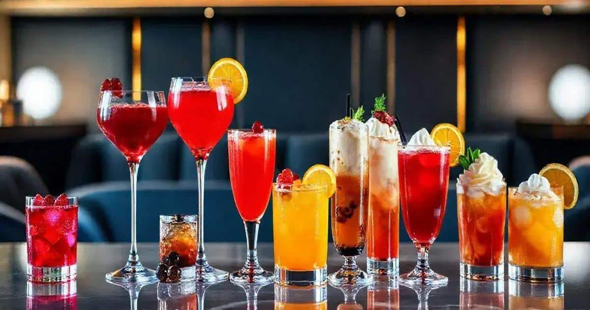 Variationen des Midnight Kiss Drinks