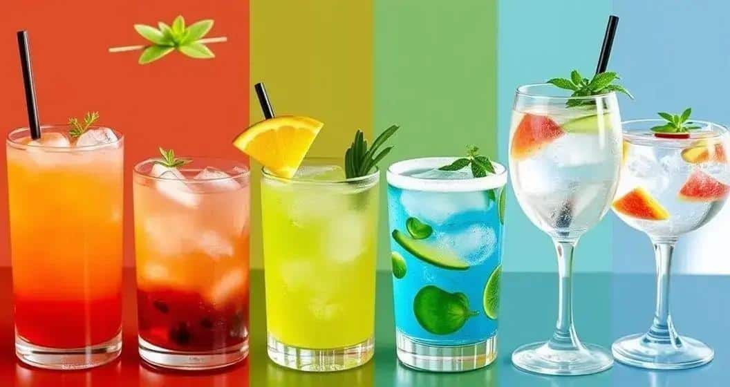 Variationen des Pisco mit Zitronensoda