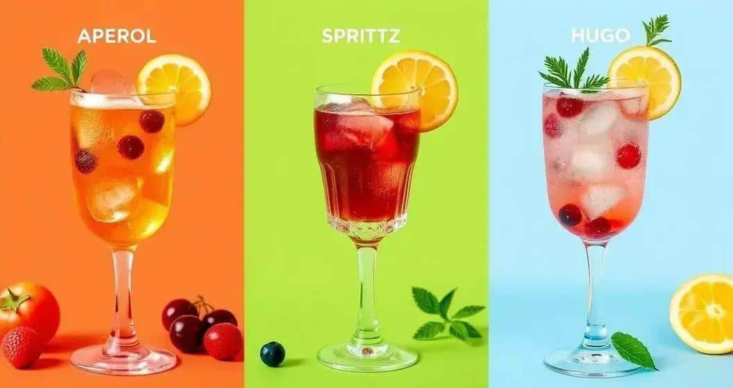 Variationen des Spritz Drink