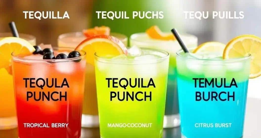 Variationen des Tequila-Punsches