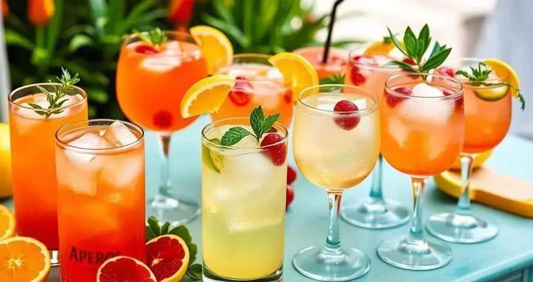 Variationen mit Mandarinenlimonade