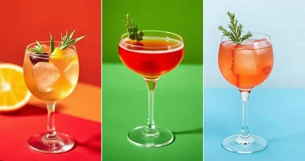 Verschiedene Serviermöglichkeiten für den Aperol Cocktail