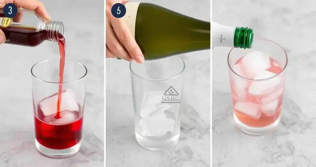 Vorbereitung des Cocktails