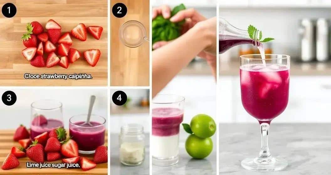 Vorbereitungsanleitung für den perfekten Cocktail