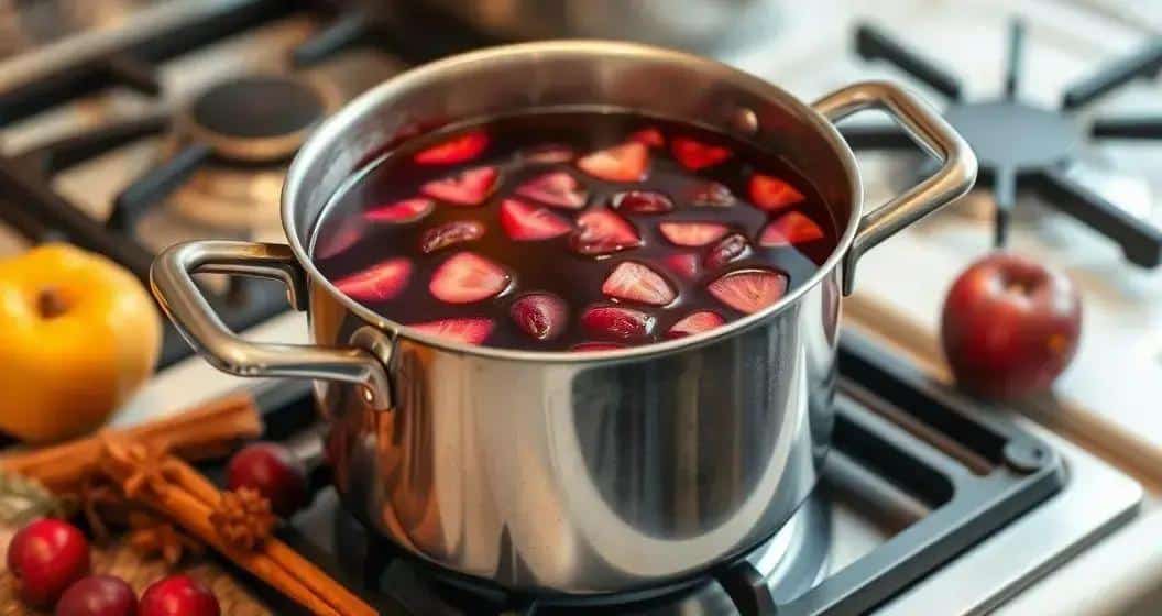 Vorbereitungsmethode für alkoholfreien Glühwein