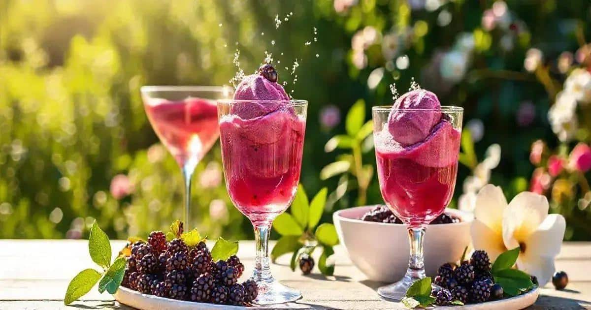 Warum Eis mit Cassislikör und Sekt das perfekte Sommerdessert ist