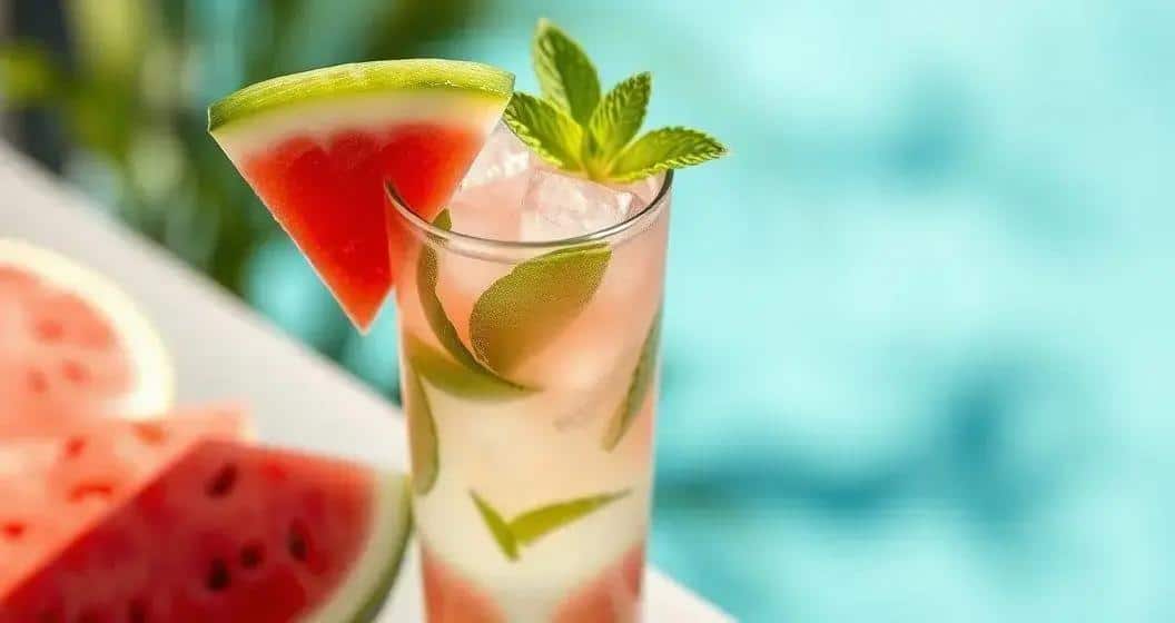 Wassermelonen-Caipiríssima mit Minze: Erfrischender Sommergenuss erwartet dich!