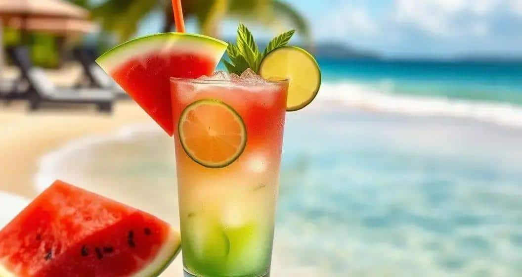 Wassermelonen-Caipiroska: Perfekt zum Abkühlen bei Hitze!