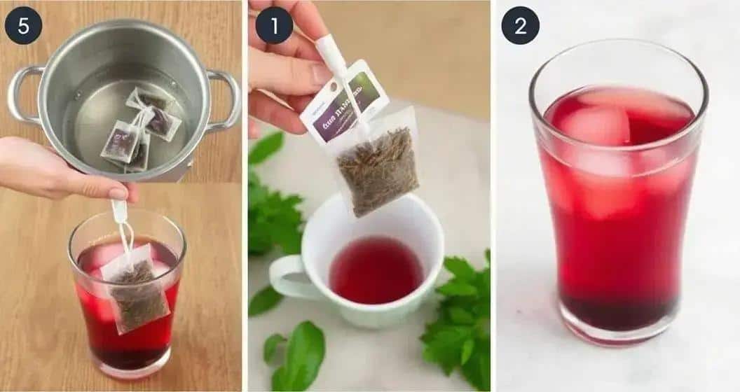 Wie bereite ich Hibiskustee zu?