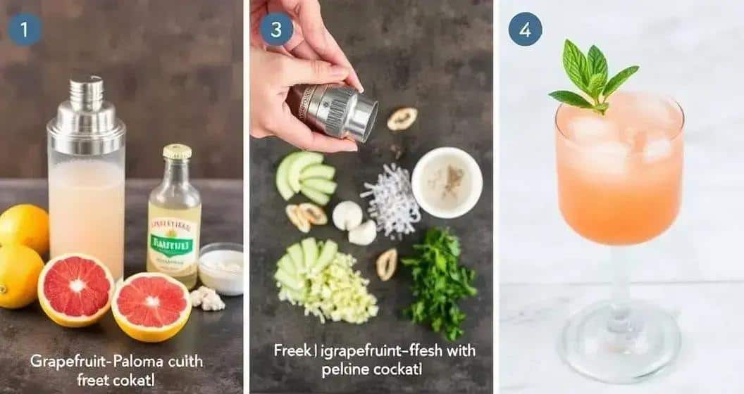 Wie bereitet man die Grapefruit-Paloma mit Basilikum zu?