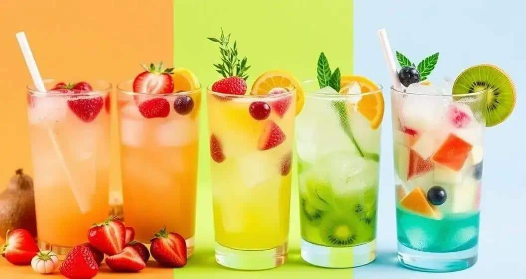 Wie man den Granatapfel-Kiwi-Drink anpasst