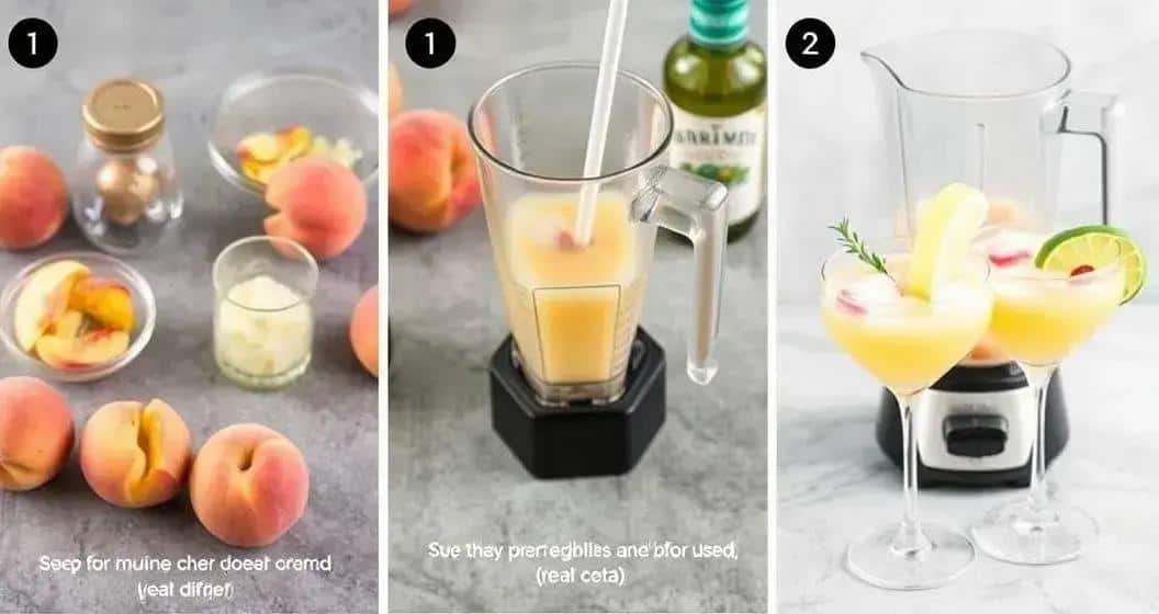 Wie man einen Pfirsich-Daiquiri zubereitet